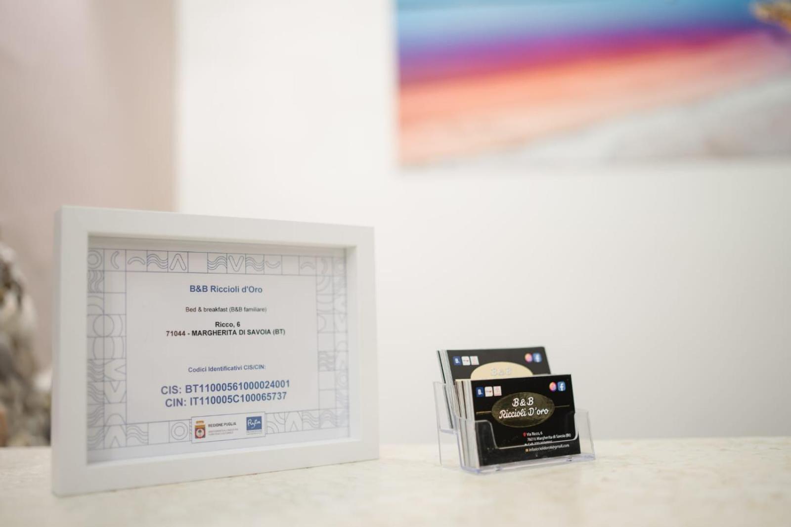 B&B Riccioli D'Oro Margherita Di Savoia Exteriér fotografie